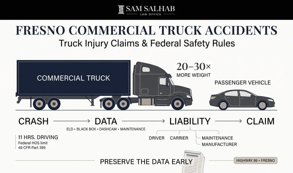 Fresno Commercial Truck Accidents