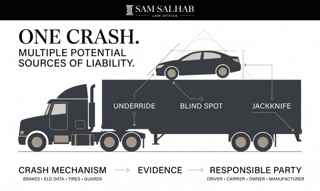 One Crash. Multiple potential sources of liability